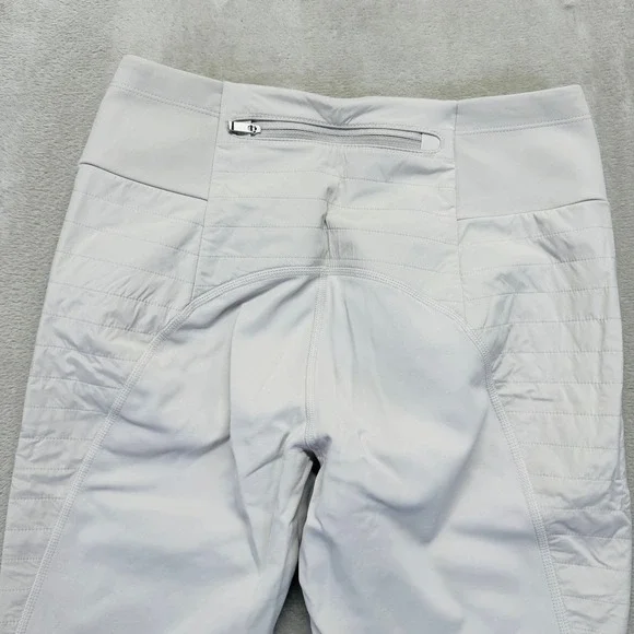 Athleta Pants Womens Small Abalone Cream Peak Hybrid Fleece Tight Zip Pocket NWT - Picture 10 of 13